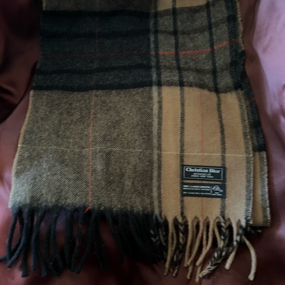 Christian Dior Monsieur Paris New York vintage lamb wool scarf - Picture 3 of 4